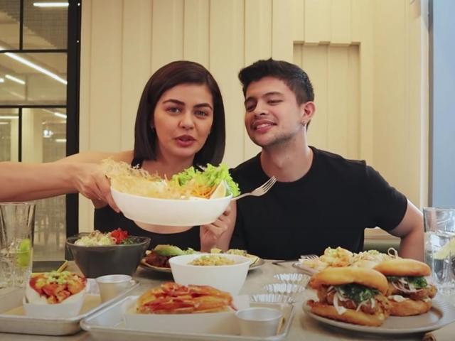 Janine Gutierrez and Rayver Cruz mukbang
