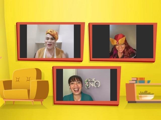 Boobay and Tekla with Kakai Bautista in YouLol Tonight