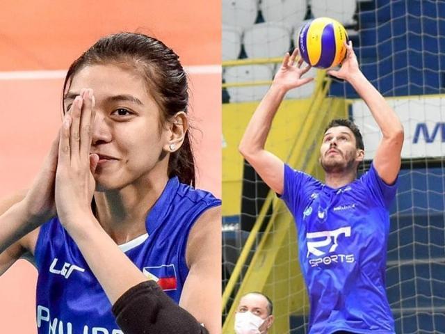 Alyssa Valdez and Bruno Rezende