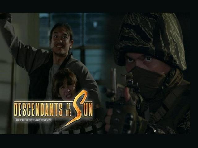 Ian Ignacio and Dingdong Dantes in Descendants of the Sun PH