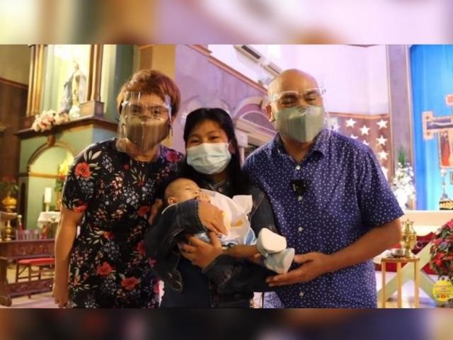 Tekla, Aira, Donita Nose with baby Angelo