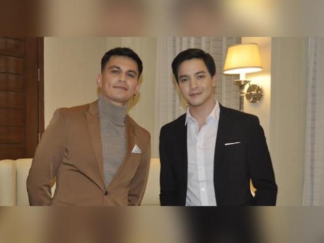 Tom Rodriguez and Alden Richards in The World Between Us