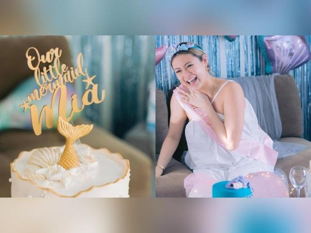 Sam Pinto's baby shower