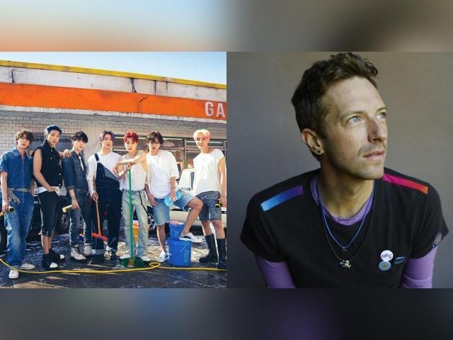 BTS and chris martin