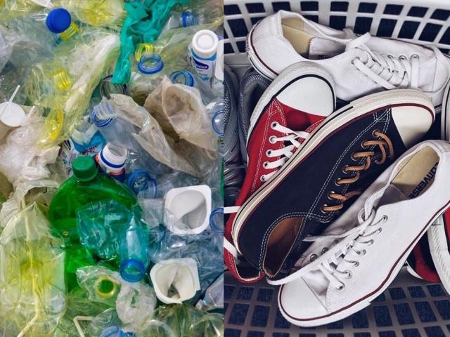 Sneakers and recycling