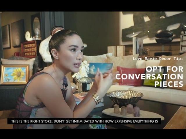 Home shopping with  Heart Evangelista