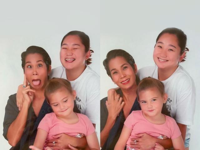 Pokwang and her daughters 