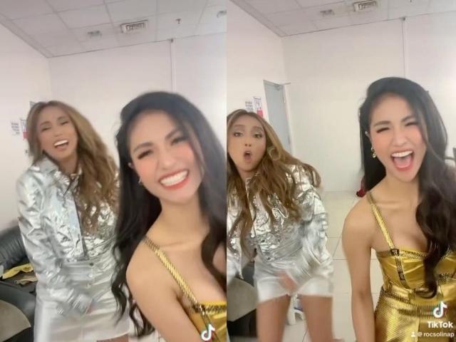 Rochelle Pangilinan and Sanya Lopez