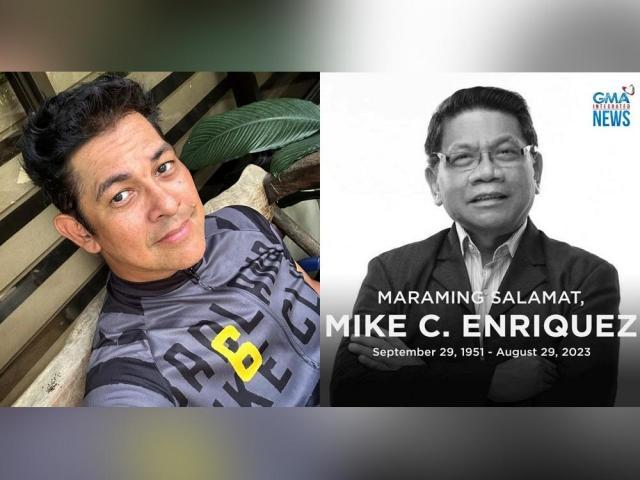 Mike Enriquez and Gary Valenciano