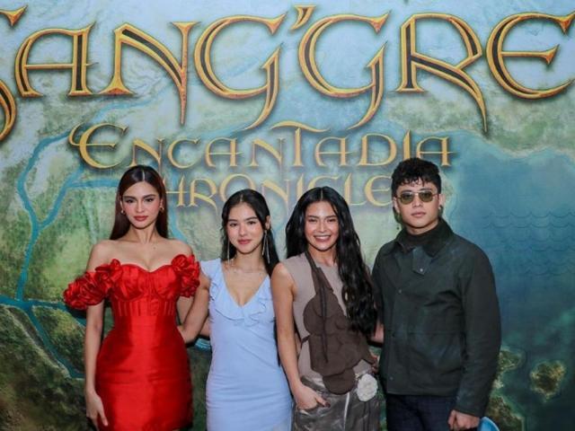 Bianca Umali, Kelvin Miranda, Faith Da Silva wushu training