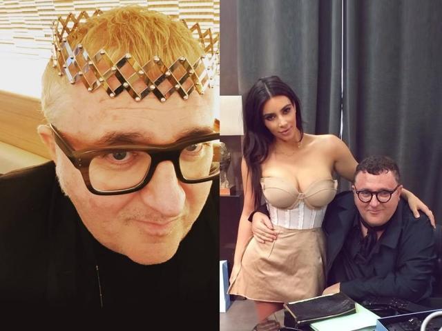 alber elbaz with kim kardashian