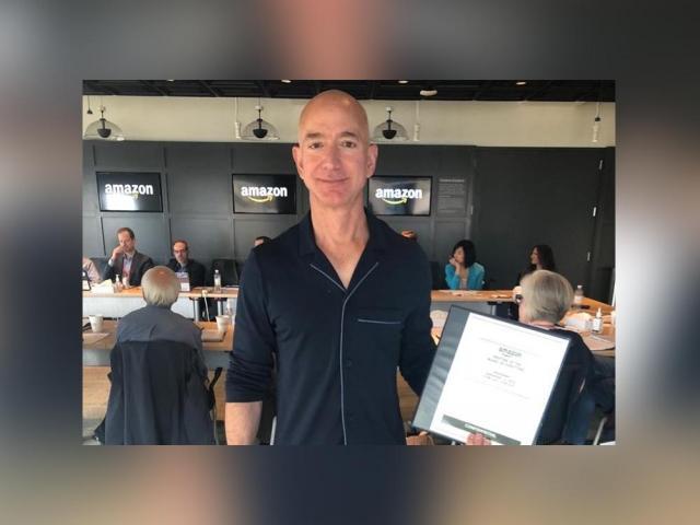 jeff bezos and crew mates