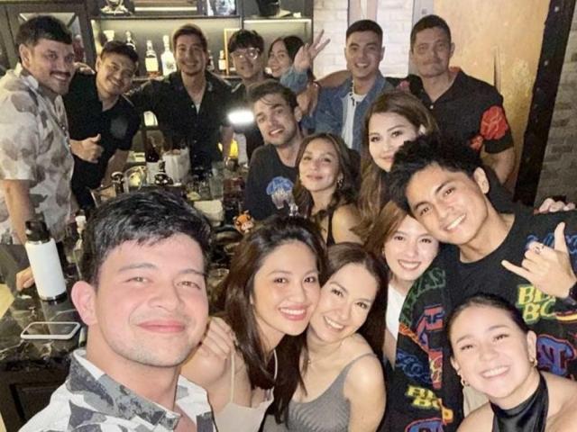 DongYan Halloween dinner with Kapuso stars