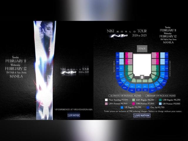 niki in manila ticket prices