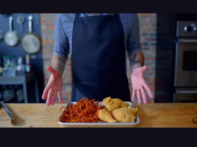 Los Pollos Hermanos fried chicken