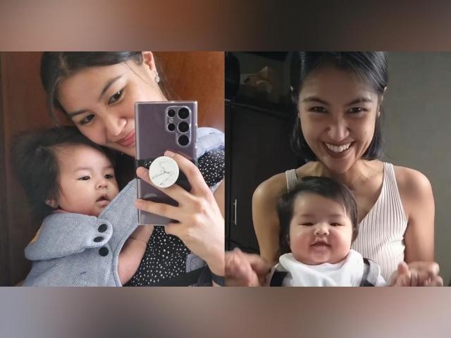 Winwyn Marquez and Baby Luna Teresita Rayn