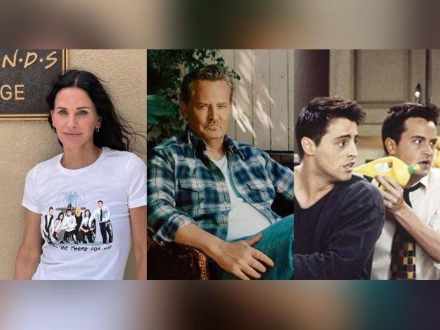 Matthew Perry Courteney Cox Matt LeBlanc Friends