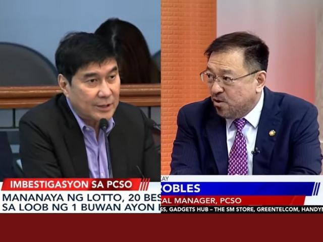 Sen Raffy Tulfo PCSO General Manager Mel Robles