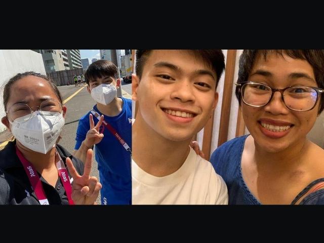 Hidilyn Diaz and Carlos Yulo