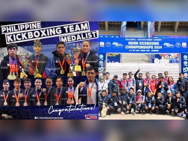 Pinoy kickboxers win at the 2024 Asian Kickboxing Championships
