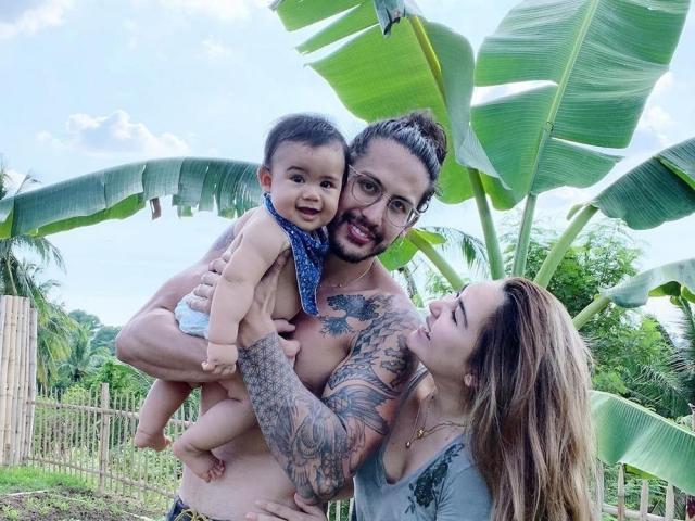 Gwen Zamora and baby Cooper
