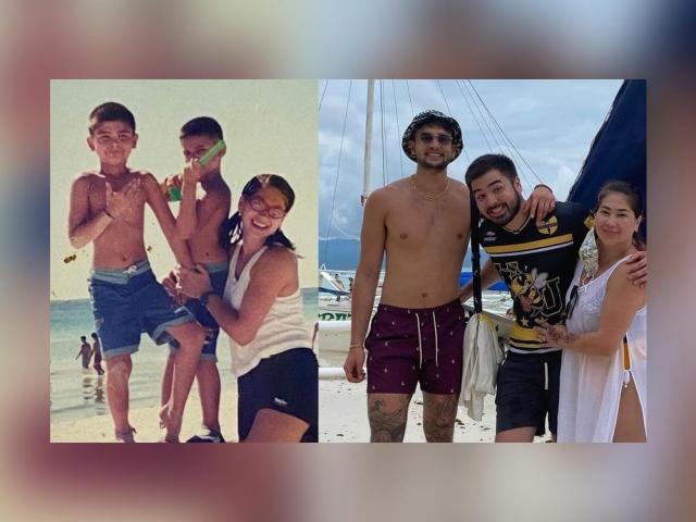 Kobe Paras family