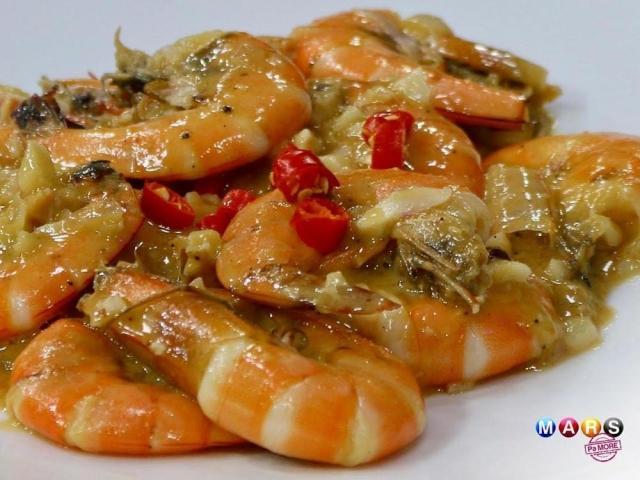 salted egg buttered shrimp