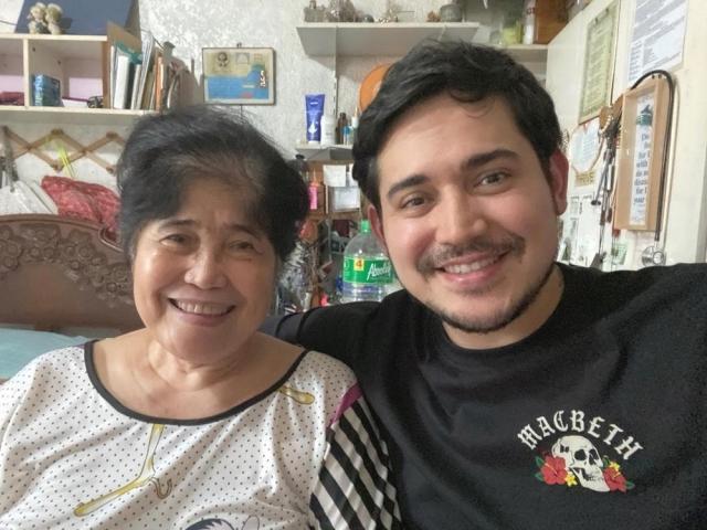 Paolo Contis and his mother Jean Contis