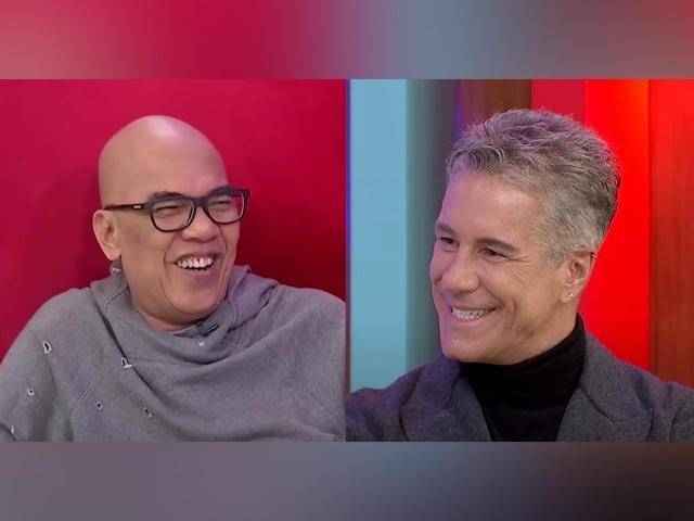 Fernando Carrillo carries Boy Abunda