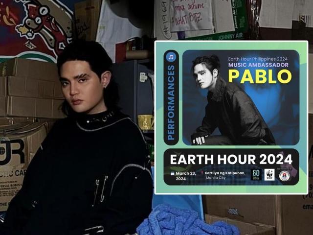 SB19 Pablo as music ambassador for Earth Hour Philippines 2024
