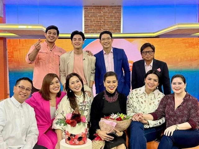 Rhea Santos reunites with former Unang Hirit colleagues