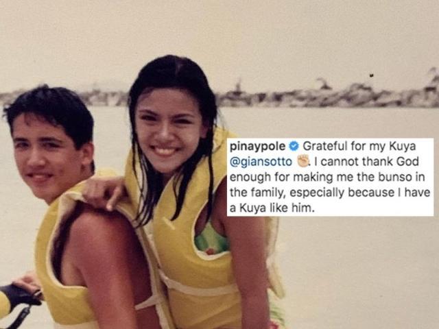 Appreciation post of Ciara Sotto for Gian Sotto