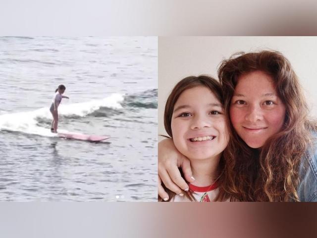 ellie ejercito surfing