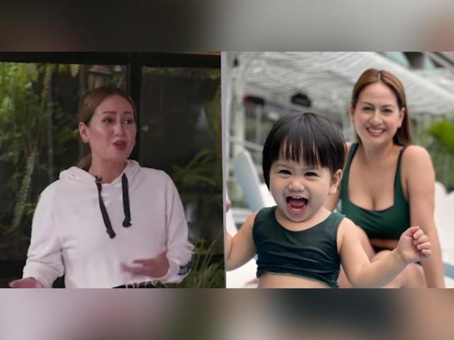 Regine Tolentino and baby Rosie Rignee