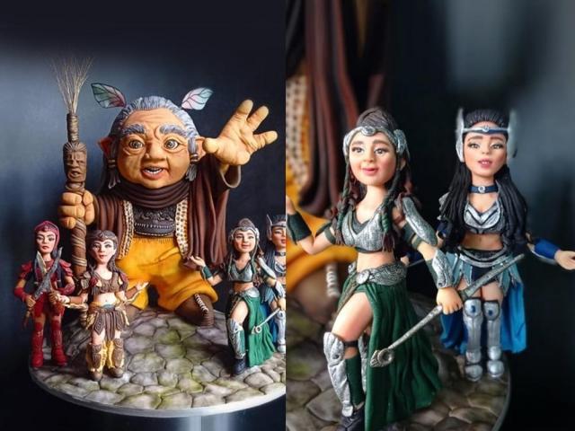 Chef Madelane Lopez Maddagan created Encantadia themed cake