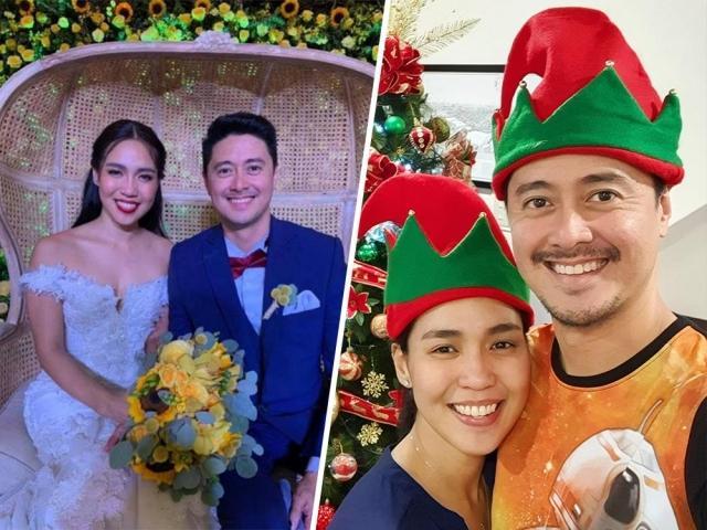 Aicelle Santos Mark Zambrano first Christmas