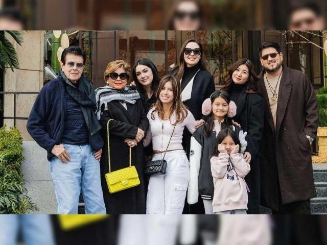 Annabelle Rama with family