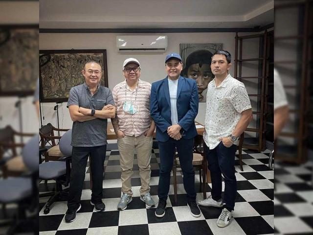 Dennis Trillo with Erik Matti, Dondon Monteverde, and Jay Arcilla