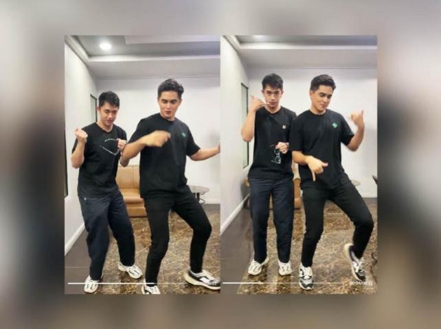 david licauco and juancho trivino dancing