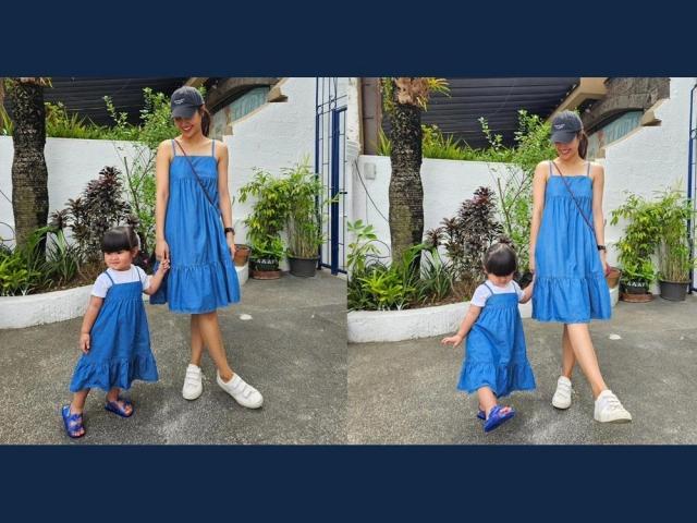 Winwyn Marquez and her daughter Luna