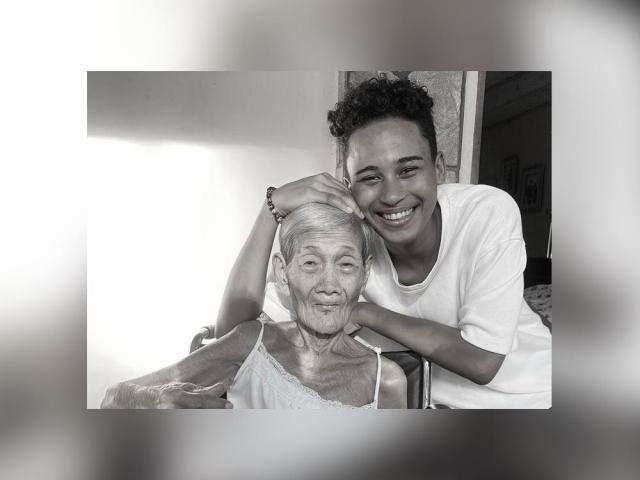 Alexie Brooks and her Lola Basing