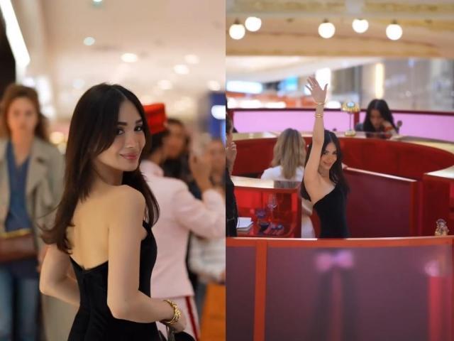 Heart Evangelista in galeries lafayette