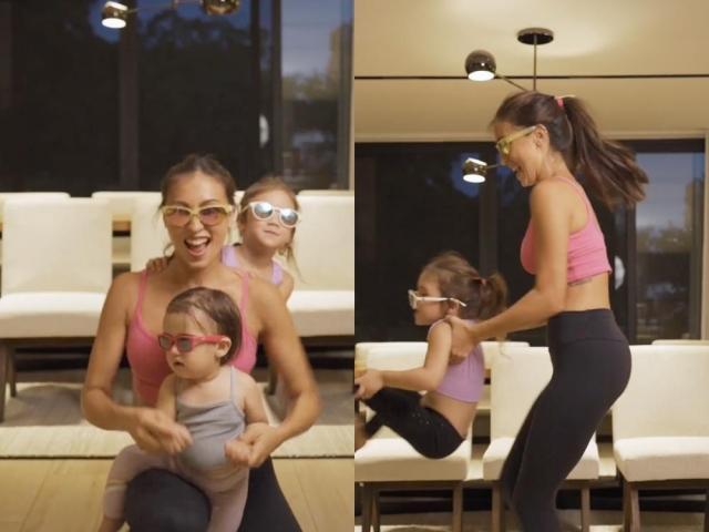  Solenn Heussaff, Tili, and Maelys