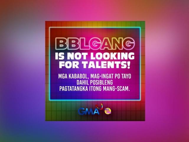 Bubble Gang announcement vs scammers