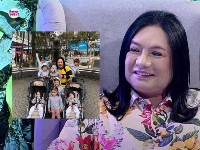 Joel Cruz and his eight kids