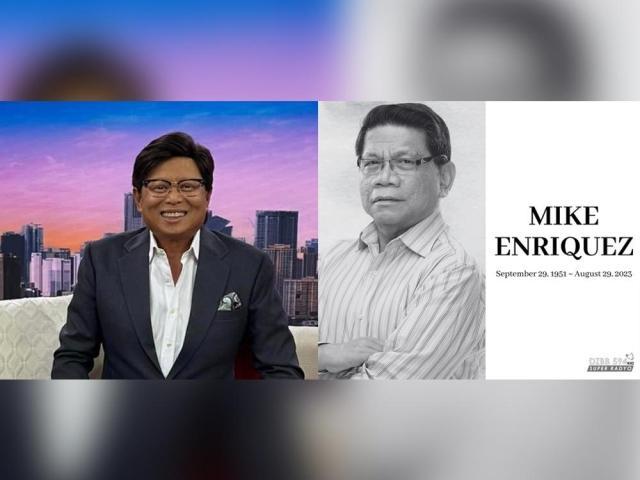Arnold Clavio and Mike Enriquez