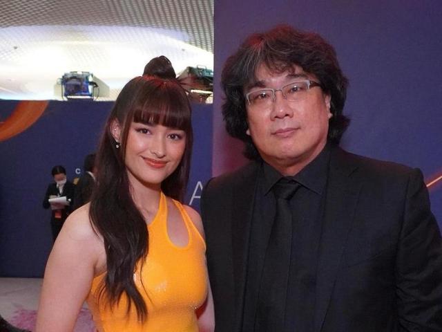 Liza Soberano with Bong JoonHo