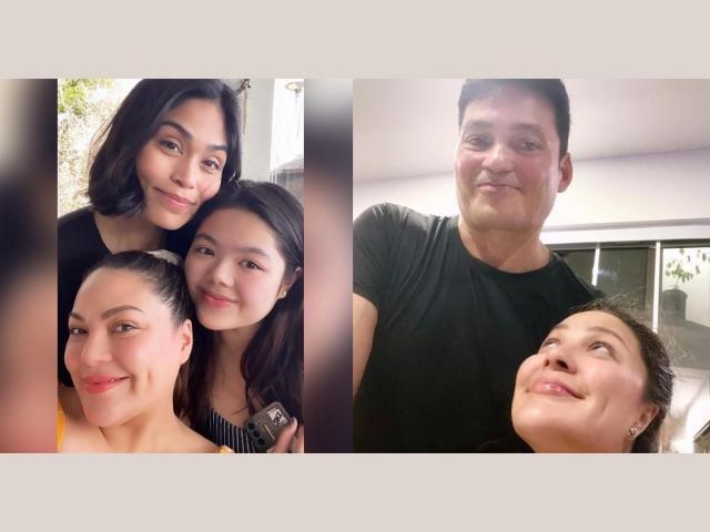 kc concepcion with gabby concepcion and sisters