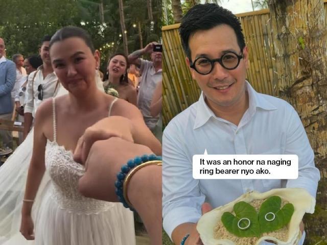 John Prats in Angelica Panganiban wedding