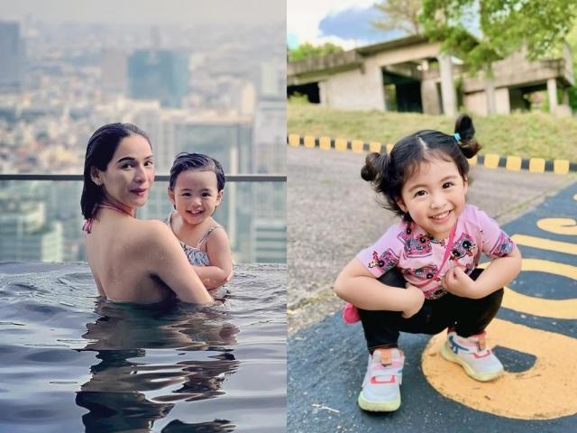 Jennylyn Mercado and daughter Dylan